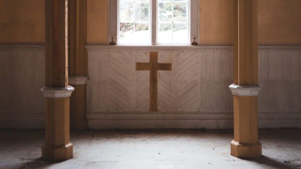 cross in a church