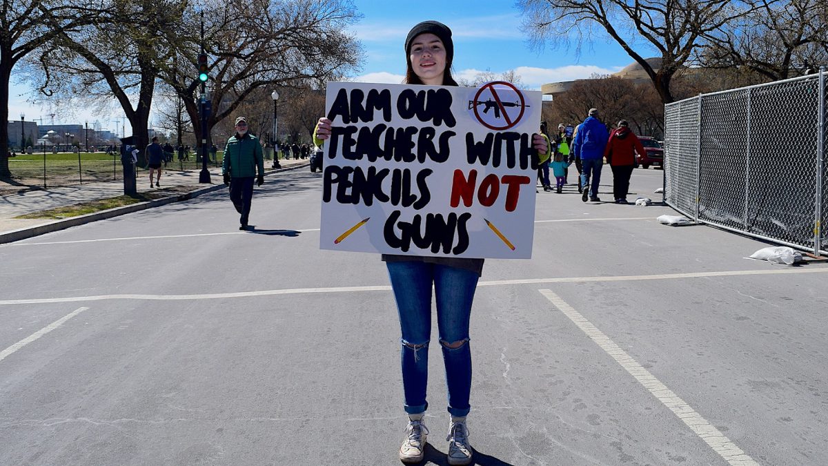 gun control protest sign