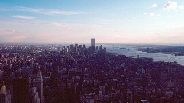 new york city before the twin towers were destroyed.