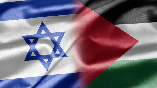 israel-palestine flags
