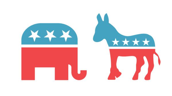 republican and democratic party logos.