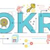 The letters O-K-R.