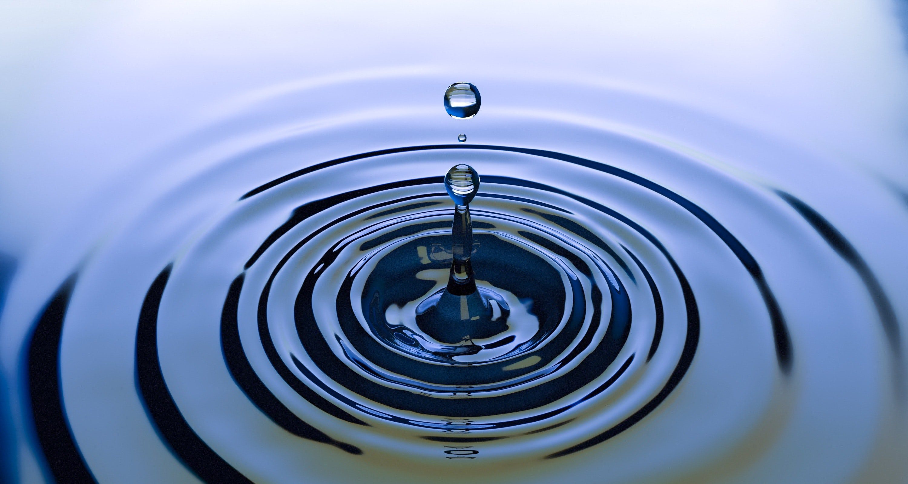 A water droplet.