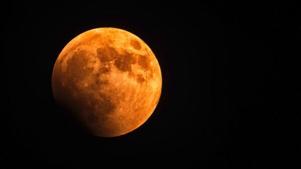 A blood moon.