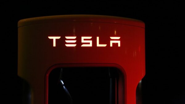 A Tesla supercharger.